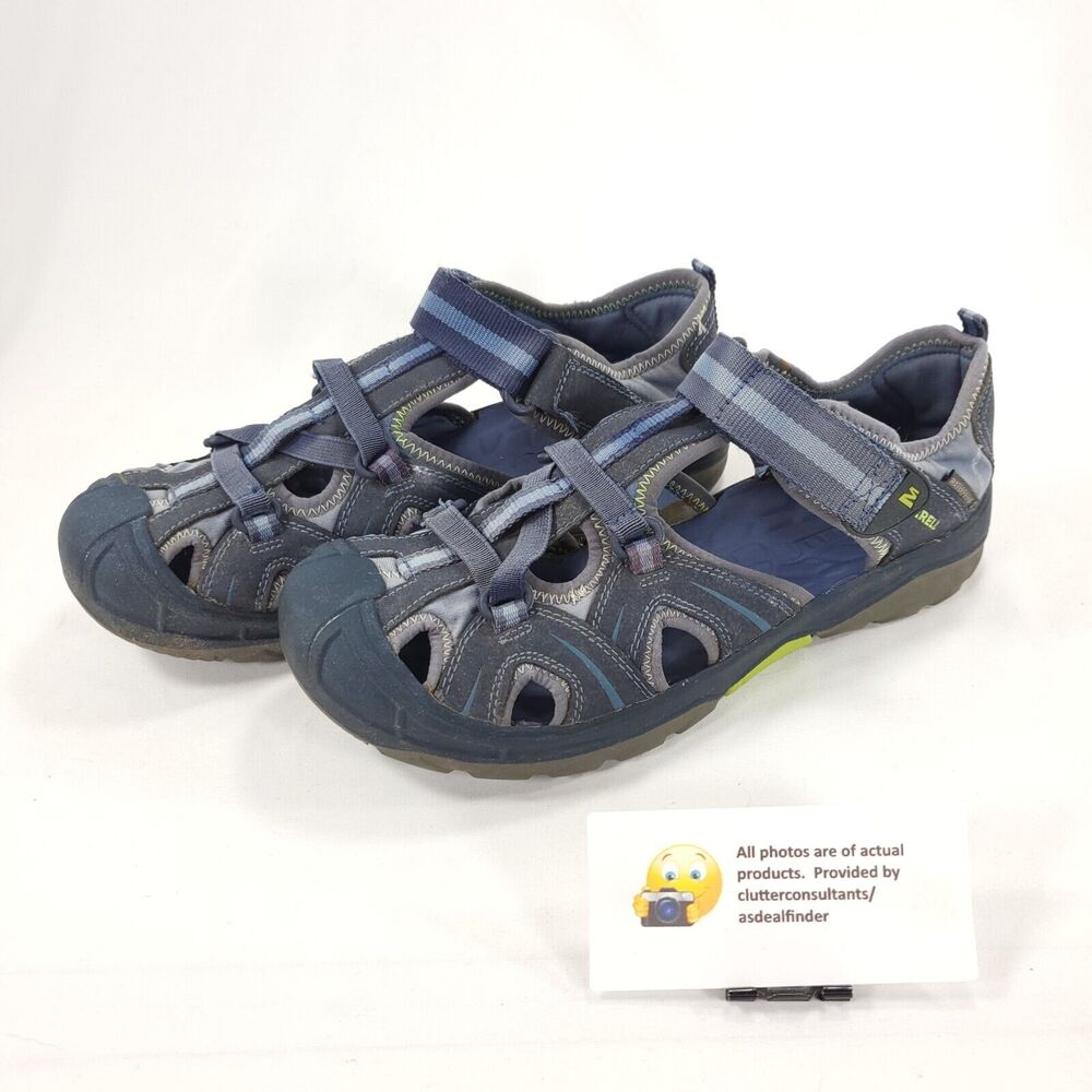 Merrell Hydro Adjustable Outdoor Drawstring Sandal Mens Size 6 MY53375 Blue